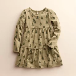 Baby & Toddler Little Co. by Lauren Conrad Organic Tiered Dress -Kohl's Sales Store 5710090 Olive Tree