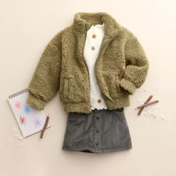 Baby & Toddler Little Co. by Lauren Conrad Reversible Sherpa Jacket -Kohl's Sales Store 5713650 ALT9