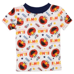 Toddler Sesame Street Elmo Tops, Shorts & Pants Pajama Set -Kohl's Sales Store 5724698 ALT2