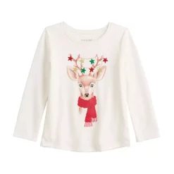 Toddler Girl Jumping Beans® Physical Adaptive Double-Layer Tee