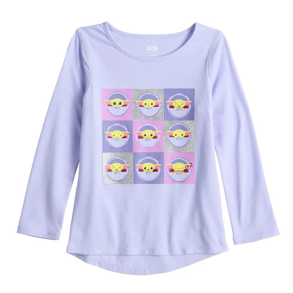 Girls 4-12 Jumping Beans® The Mandalorian Adaptive Grogu aka Baby Yoda Long Sleeve High-Low Hem Graphic Tee 1 Girls 4-12 Jumping Beans® The Mandalorian Adaptive Grogu aka Baby Yoda Long Sleeve High-Low Hem Graphic Tee