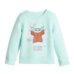 Disney's The Mandalorian Grogu AKA Baby Yoda Girls 4-12 Adaptive Pullover by Jumping Beans®