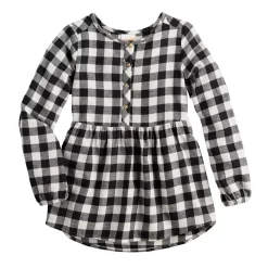 Toddler Girl Jumping Beans® High-Low Flannel Babydoll Top 9 Toddler Girl Jumping Beans® High-Low Flannel Babydoll Top -Kohl's Sales Store 5747864 Black White