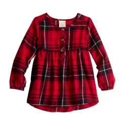 Toddler Girl Jumping Beans® High-Low Flannel Babydoll Top 8 Toddler Girl Jumping Beans® High-Low Flannel Babydoll Top -Kohl's Sales Store 5747864 Red Plaid