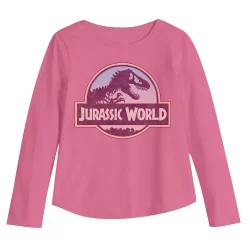 Toddler Girl Jumping Beans® Jurassic World Long Sleeve Logo Graphic Tee