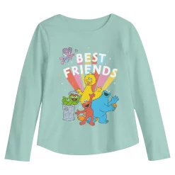 Toddler Girl Jumping Beans® Sesame Street "Best Friends" Long Sleeve Graphic Tee
