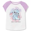 Toddler Girl Disney Lilo & Stitch Short Raglan Sleeve Graphic Tee by Jumping Beans®