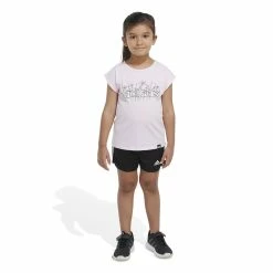 Toddler Girl Adidas Graphic Tee & Mesh Short Set 8 Toddler Girl Adidas Graphic Tee & Mesh Short Set -Kohl's Sales Store 5789891 ALT2