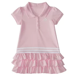 Toddler Girl Adidas Short Sleeve Polo Dress