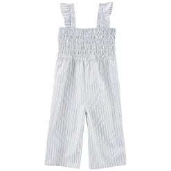 Toddler Girl Carter's Striped Smocked Jumpsuit