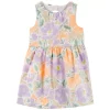 Toddler Girl Carter's Floral Easter Sateen Dress