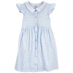 Toddler Girl Carter's Floral Button-Front Dress
