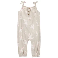 Baby Girl Carter's 1-Piece Sleeveless Pant Romper