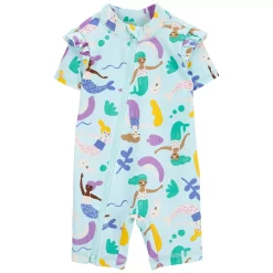 Baby Girl Carter's Mermaid 1-Piece Rash Guard