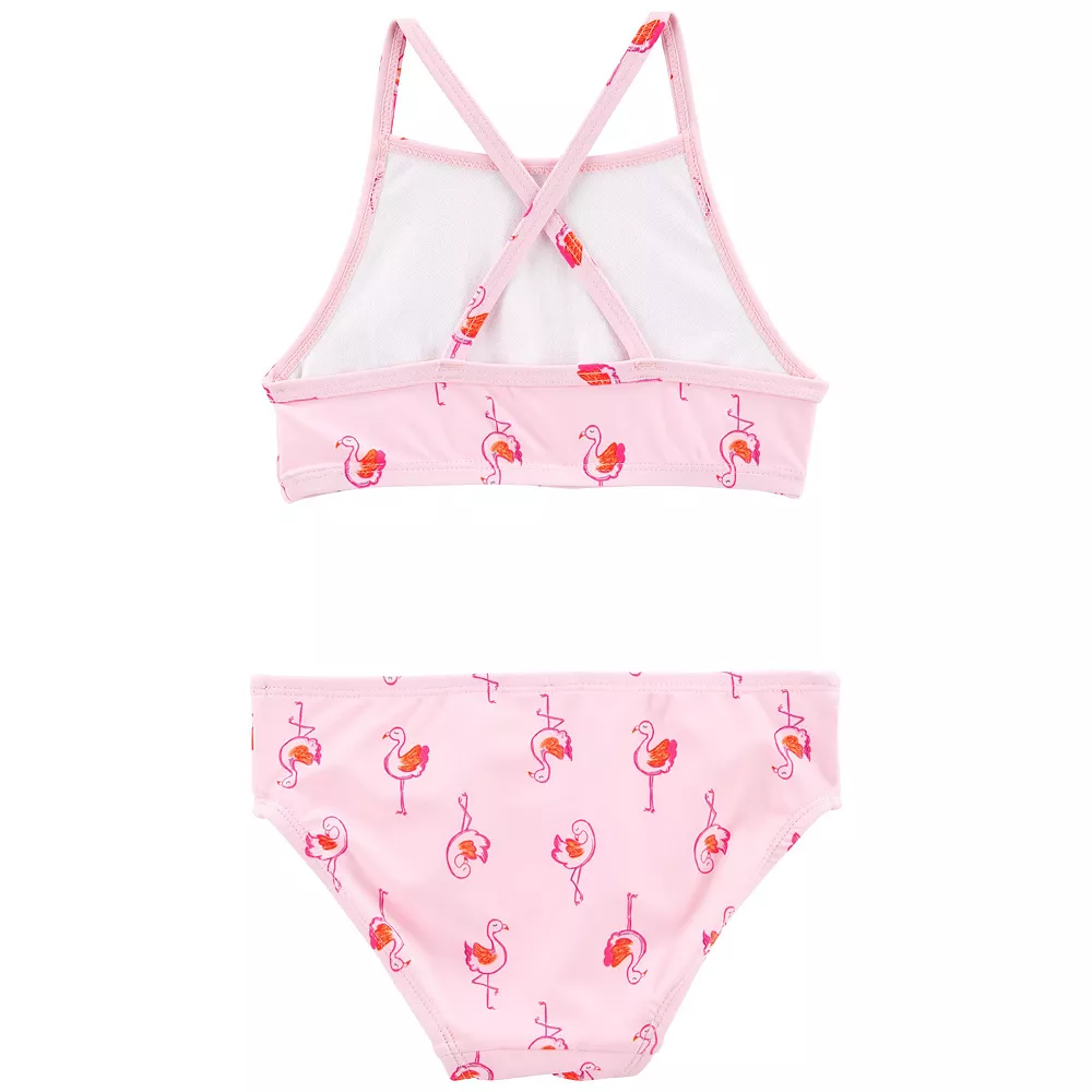 Toddler Girl 3-Piece Rash Guard & Swimsuit Set 2 Toddler Girl 3-Piece Rash Guard & Swimsuit Set - Image 2