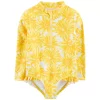 Toddler Girl Carter's 1-Piece Sunflower Rashguard