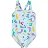 Toddler Girl Carter's Mermaid 1-Piece Swimsuit