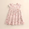 Baby & Toddler Girl Little Co. by Lauren Conrad Organic Short-Sleeve Tiered Dress