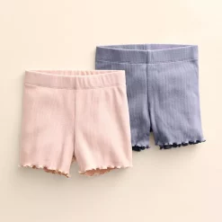 Baby & Toddler Little Co. by Lauren Conrad 2-Pack Lettuce-Edge Shortie Shorts