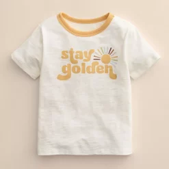 Baby & Toddler Little Co. by Lauren Conrad Organic Graphic Tee -Kohl's Sales Store 5815711 Ivory Stay Golden