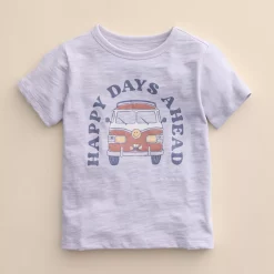 Baby & Toddler Little Co. by Lauren Conrad Organic Graphic Tee -Kohl's Sales Store 5815711 Lilac Happy Days
