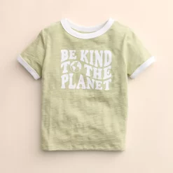 Baby & Toddler Little Co. by Lauren Conrad Organic Ringer Tee 11 Baby & Toddler Little Co. by Lauren Conrad Organic Ringer Tee -Kohl's Sales Store 5815868 Moss Green Planet
