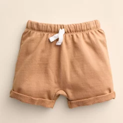 Baby & Toddler Little Co. by Lauren Conrad Organic French Terry Roll-Cuff Shorts -Kohl's Sales Store 5815995 Brown