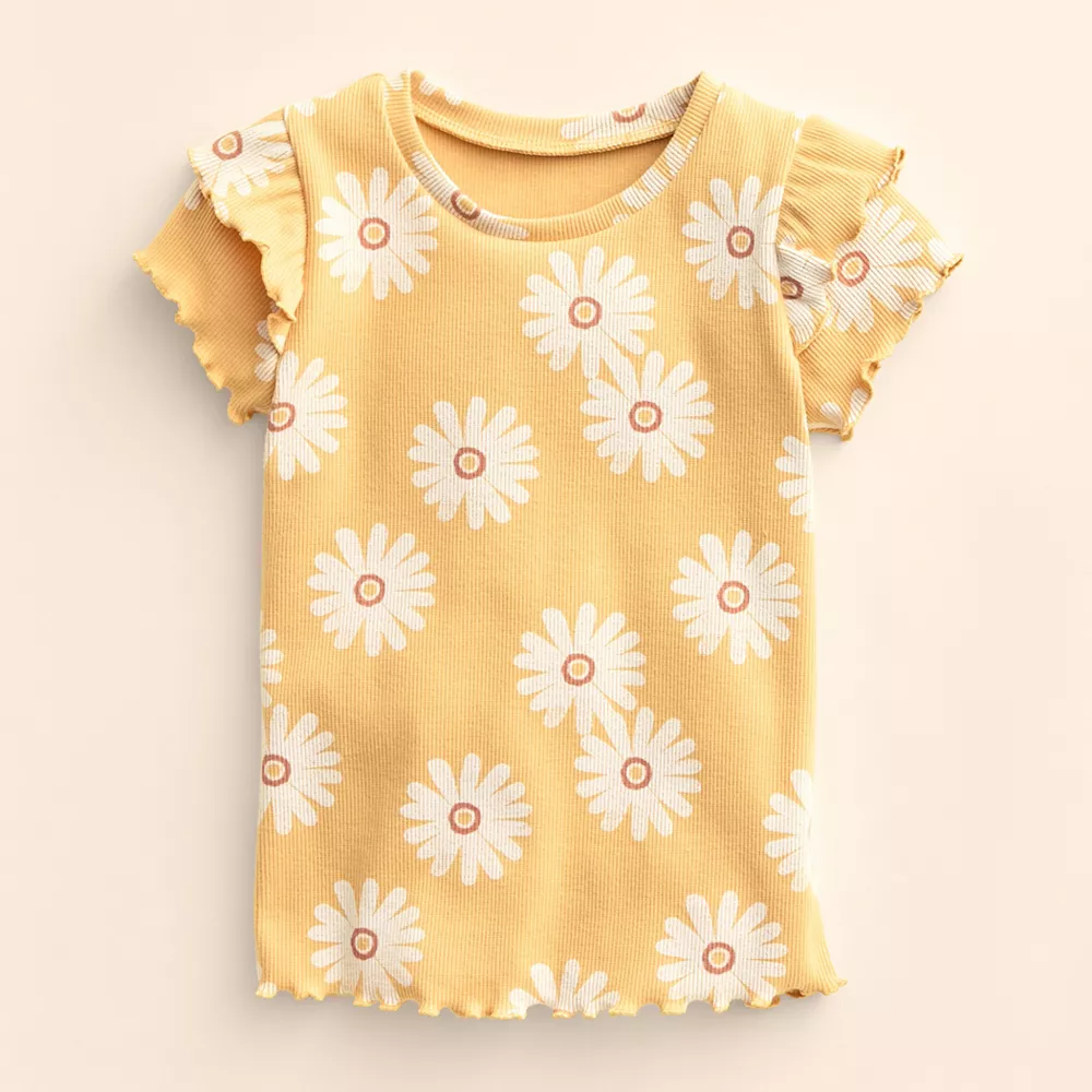Baby & Toddler Little Co. by Lauren Conrad Ruffle Rib Tee 2 Baby & Toddler Little Co. by Lauren Conrad Ruffle Rib Tee - Image 2