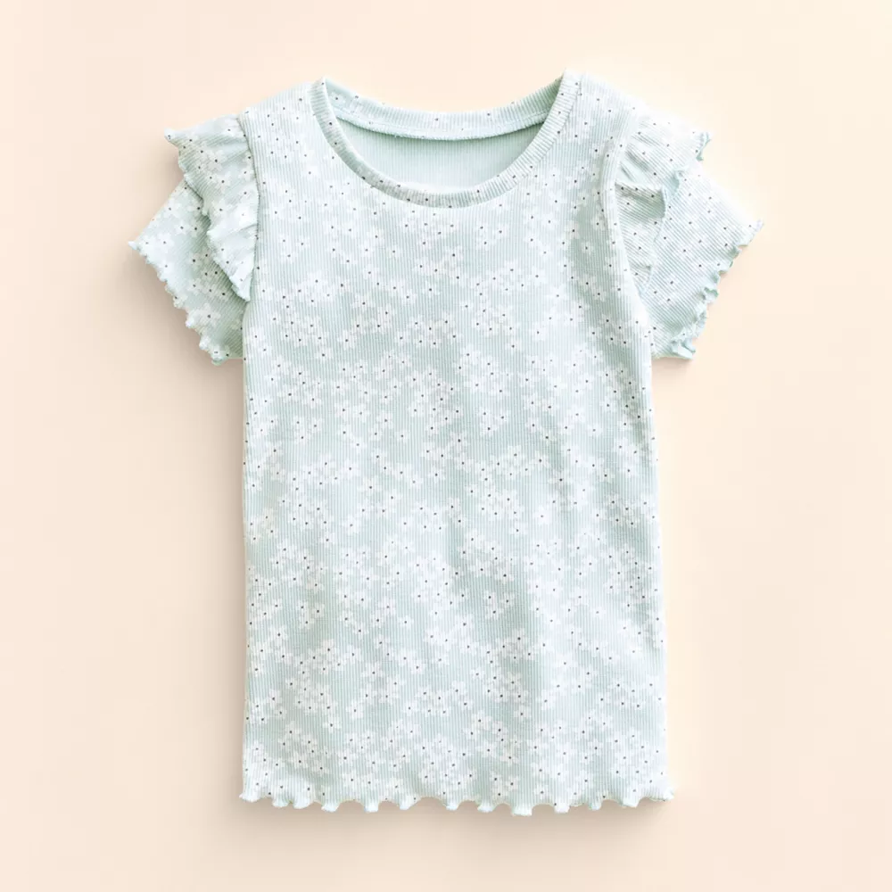 Baby & Toddler Little Co. by Lauren Conrad Ruffle Rib Tee 1 Baby & Toddler Little Co. by Lauren Conrad Ruffle Rib Tee