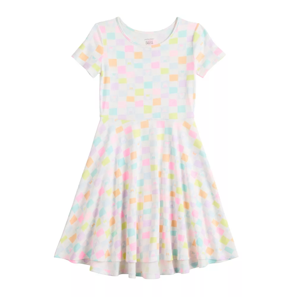 Disney's Minnie Mouse Bow Toddler Girl Core Skater Dress by Jumping Beans® 1 Disney's Minnie Mouse Bow Toddler Girl Core Skater Dress by Jumping Beans®