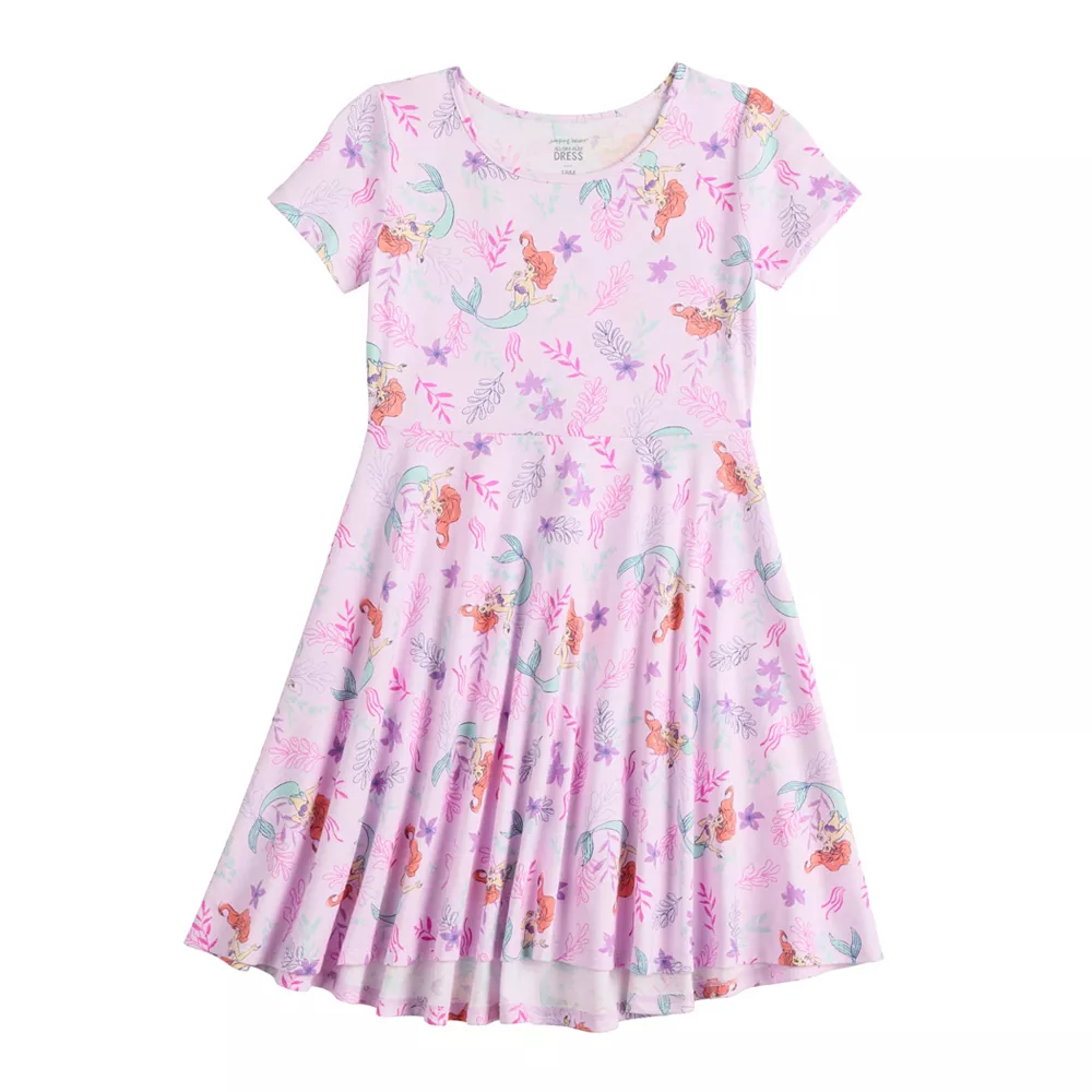 Disney's The Little Mermaid Ariel Toddler Girl & Baby Core Skater Dress by Jumping Beans® 1 Disney's The Little Mermaid Ariel Toddler Girl & Baby Core Skater Dress by Jumping Beans®