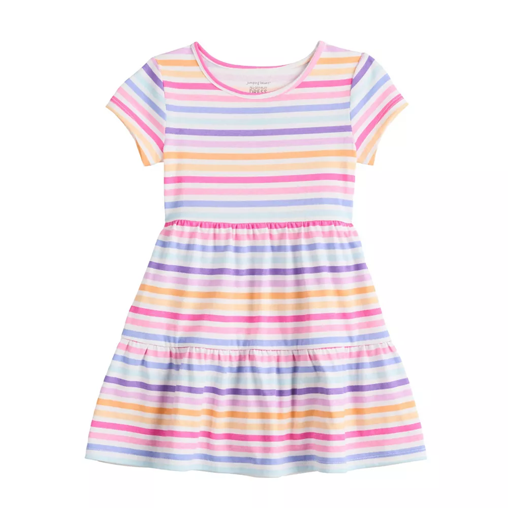 Toddler Girl Jumping Beans® Tiered Skater Dress 1 Toddler Girl Jumping Beans® Tiered Skater Dress