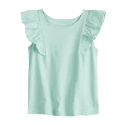 Toddler Girl Jumping Beans® Ruffle Tee -Kohl's Sales Store 5835423 Green