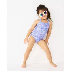 Toddler Girl Jumping Beans® Cross-Strap 1-Piece Swimsuit -Kohl's Sales Store 5838588 ALT9
