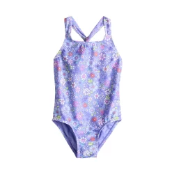 Toddler Girl Jumping Beans® Cross-Strap 1-Piece Swimsuit