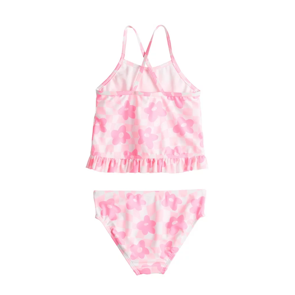 Toddler Girl Jumping Beans® 2-Piece Tankini Swimsuit Set 2 Toddler Girl Jumping Beans® 2-Piece Tankini Swimsuit Set - Image 2