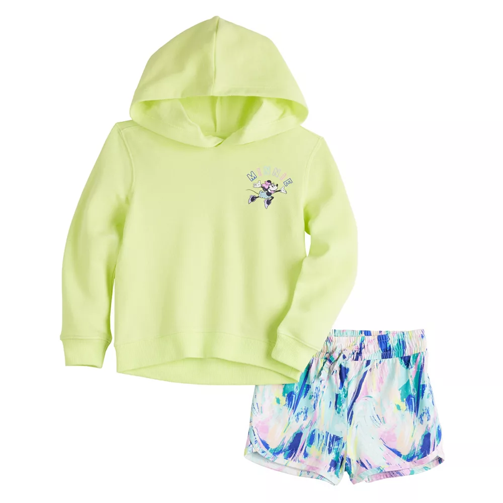 Disney's Minnie Mouse Toddler Girl Active Pullover Top & Shorts Set by Jumping Beans® 1 Disney's Minnie Mouse Toddler Girl Active Pullover Top & Shorts Set by Jumping Beans®