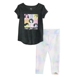 Disney Princess Toddler Girl Active Tee & Leggings Set Jumping Beans®