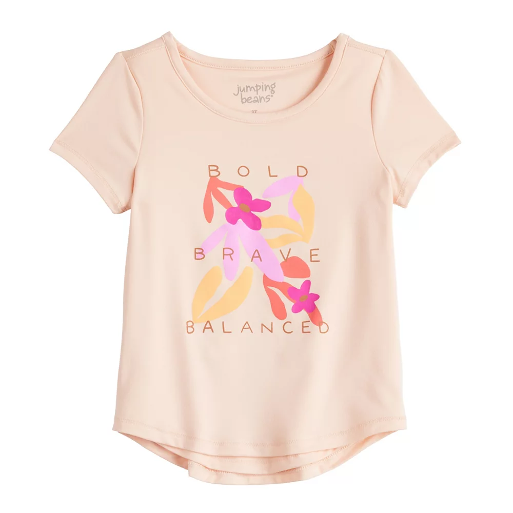 Toddler Girl Jumping Beans® Adaptive Double Layer Tee 2 Toddler Girl Jumping Beans® Adaptive Double Layer Tee - Image 2