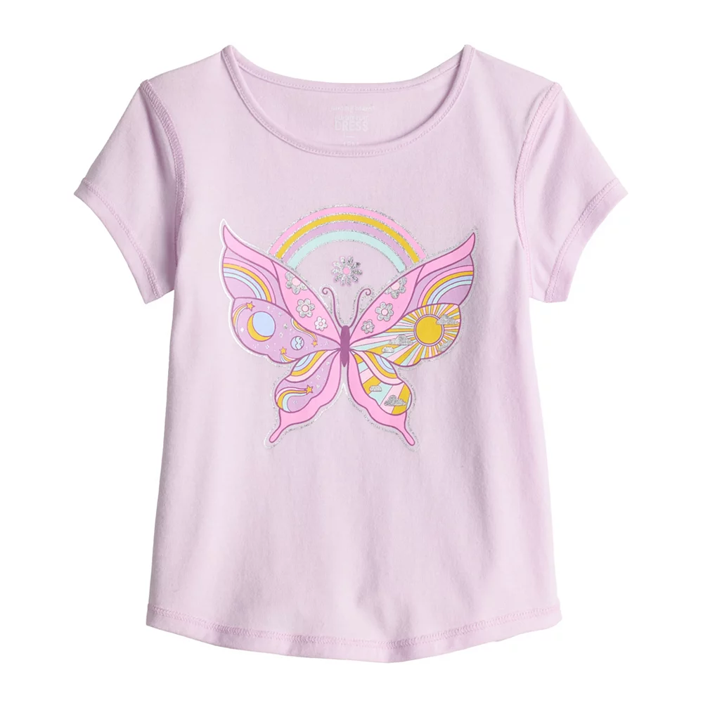 Toddler Girl Jumping Beans® Adaptive Tee 1 Toddler Girl Jumping Beans® Adaptive Tee