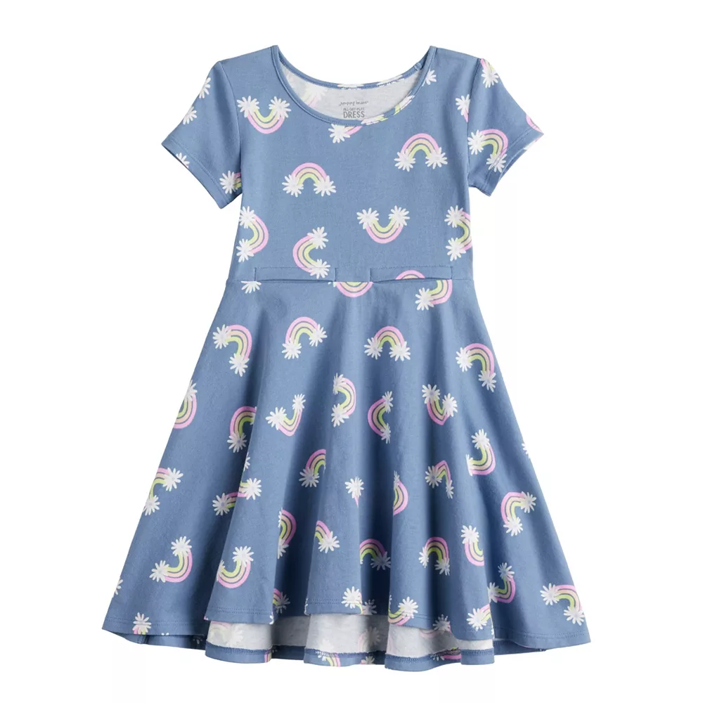 Girls 4-12 Jumping Beans® Adaptive Hi-Low Skater Dress 1 Girls 4-12 Jumping Beans® Adaptive Hi-Low Skater Dress
