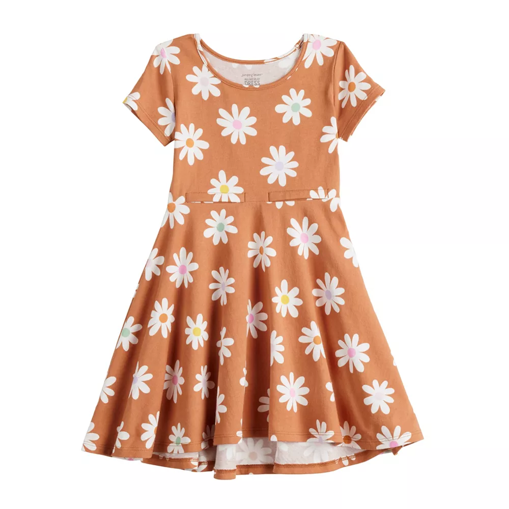 Girls 4-12 Jumping Beans® Adaptive Hi-Low Skater Dress 3 Girls 4-12 Jumping Beans® Adaptive Hi-Low Skater Dress - Image 3