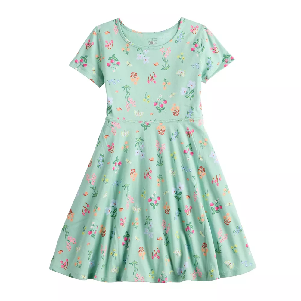 Toddler Girl Jumping Beans® Adaptive Hi-Low Skater Dress 2 Toddler Girl Jumping Beans® Adaptive Hi-Low Skater Dress - Image 2