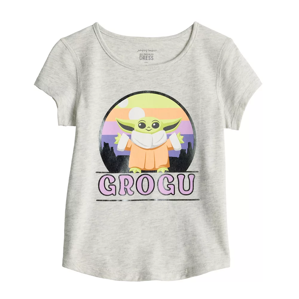 Toddler Girl Jumping Beans® Grogu Adaptive Tee 1 Toddler Girl Jumping Beans® Grogu Adaptive Tee