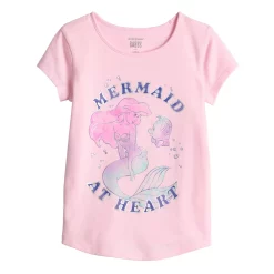 Girls 4-12 Jumping Beans® "Mermaid At Heart" Adaptive Double Layer Tee