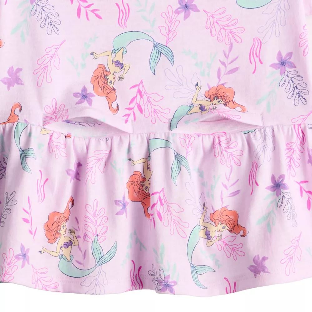 Disney's The Little Mermaid Ariel Girls 4-12 Adaptive Peplum Graphic Tee by Jumping Beans® 2 Disney's The Little Mermaid Ariel Girls 4-12 Adaptive Peplum Graphic Tee by Jumping Beans® - Image 2