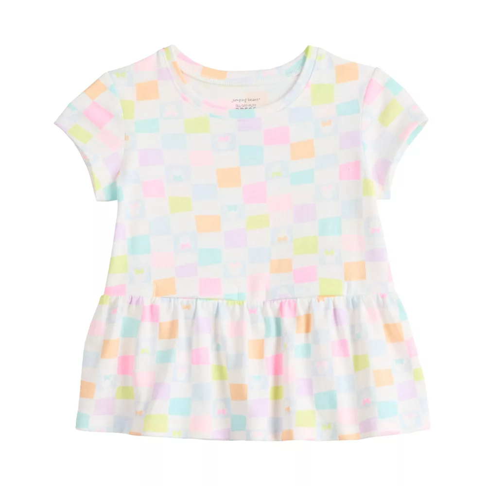 Disney's Minnie Mouse Toddler Girl Adaptive Peplum Graphic Tee by Jumping Beans® 1 Disney's Minnie Mouse Toddler Girl Adaptive Peplum Graphic Tee by Jumping Beans®
