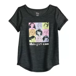 Disney Princess Toddler Girl Active Shirttail Adaptive Tee by Jumping Beans®
