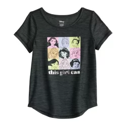 Disney Princess Girls 4-12 Active Shirttail Adaptive Tee by Jumping Beans®