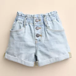 Baby & Toddler Girl Little Co. by Lauren Conrad Paper-Bag Waist Denim Shorts